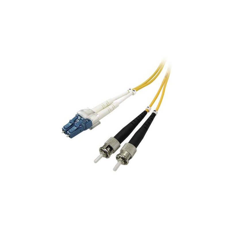 CABLE FIBRA DUPLEX MONOMODO 9 / 125 LC-ST 2Mts OS2