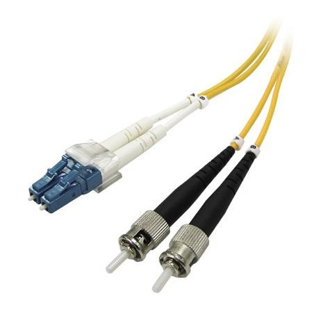 CABLE FIBRA DUPLEX MONOMODO 9 / 125 LC-ST 2Mts OS2