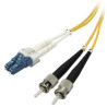 CABLE FIBRA DUPLEX MONOMODO 9 / 125 LC-ST 2Mts OS2