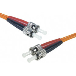 CABLE FIBRA DUPLEX MM. 62.5/125 ST-ST 1Mts OM1