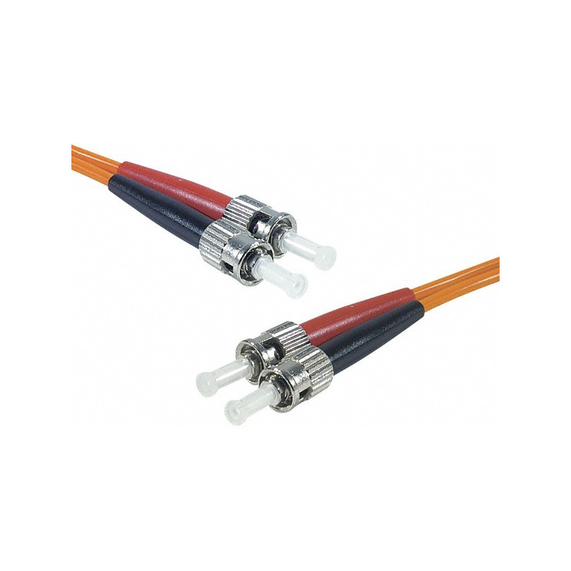 CABLE FIBRA DUPLEX MM. 62.5/125 ST-ST 1Mts OM1