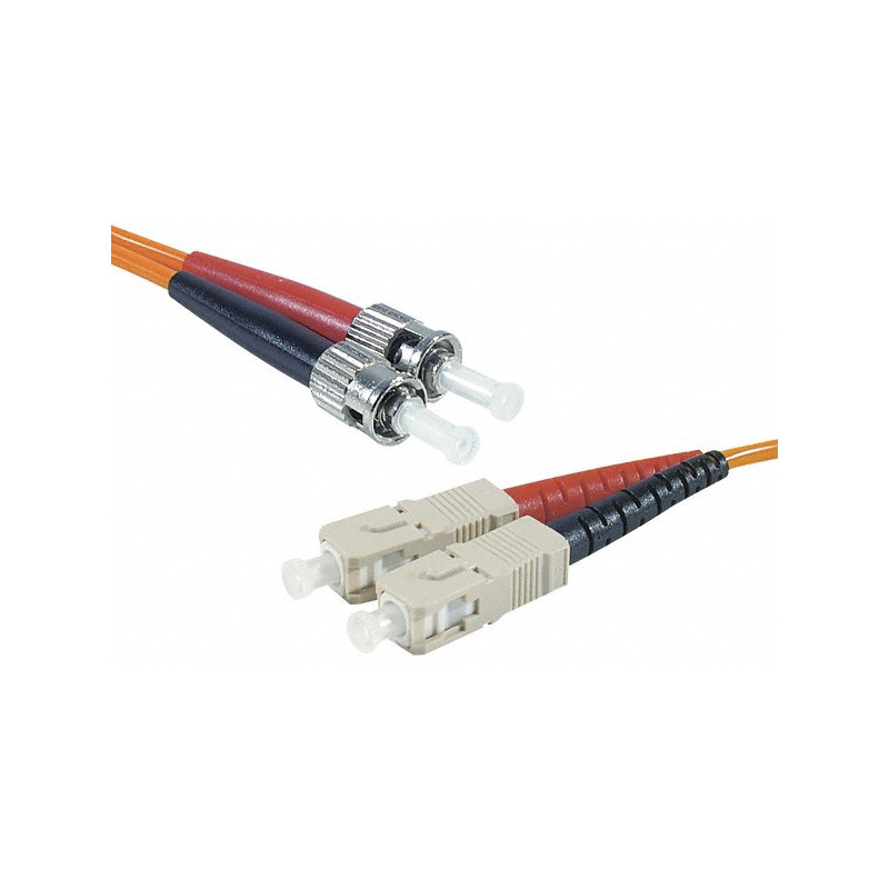 CABLE FIBRA DUPLEX MONOMODO 9 / 125 SC-ST 3Mts OS2