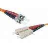 CABLE FIBRA DUPLEX MONOMODO 9 / 125 SC-ST 3Mts OS2