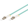 CABLE FIBRA DUPLEX MM. 50/125 LC-LC 3m OM3 AQUA