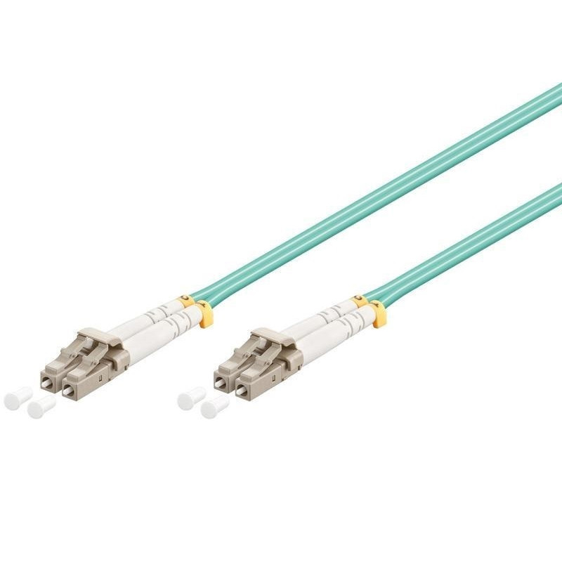 CABLE FIBRA DUPLEX MM. 50/125 LC-LC 7m OM3 AQUA