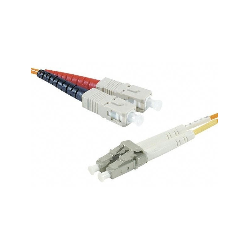 CABLE FIBRA DUPLEX MM. 50/125 LC-SC 15Mts OM2