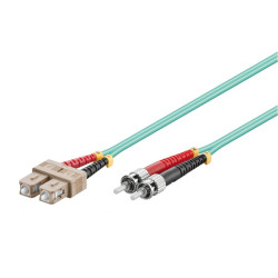 CABLE FIBRA DUPLEX MM. 50/125 ST-SC 1Mts OM3