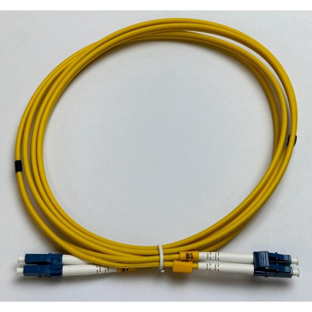 CABLE FIBRA DUPLEX MONOMODO 9 / 125 LC-LC 1Mts OS2