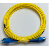 CABLE FIBRA DUPLEX MONOMODO 9 / 125 SC-SC 3Mts