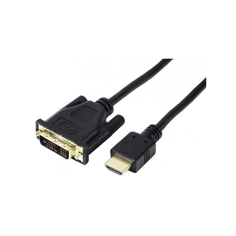 CABLE HDMI-A (19 CONT.) DVI-D (18+1) DE 3 Mts.