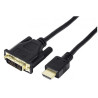 CABLE HDMI-A (19 CONT.) DVI-D (18+1) DE 3 Mts.