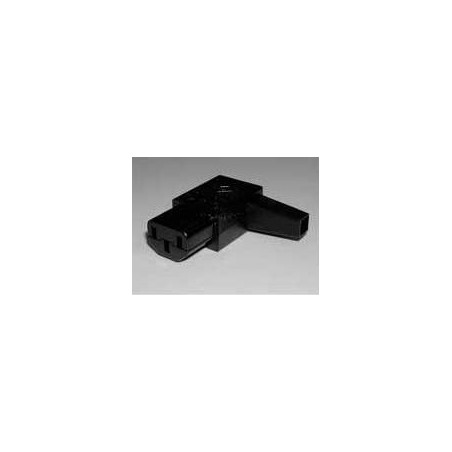 CONECTOR HEMBRA IEC C13 ACODADO DERECHA