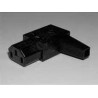 CONECTOR HEMBRA IEC C13 ACODADO IZQUIERDA
