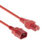 CABLE DE ALIMENTACION CPU C14 M - C15 H 1.2M ROJO