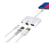 CONVERSOR LIGHTNING - RJ45 + USB 2.0 + LIGHTNING H