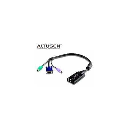 ADAPTADOR KVM PARA CPU RJ45 A PS/2 Y VGA