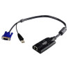 ADAPTADOR KVM PARA CPU RJ45 A USB Y VGA