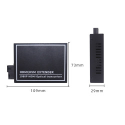 VIDEO EXTENDER HDMI POR FIBRA MM (500m)/SM 20Km