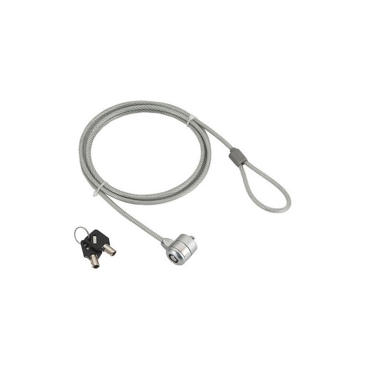 CABLE SEGURIDAD PORTATIL CON LLAVE