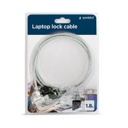 CABLE SEGURIDAD PORTATIL CON LLAVE
