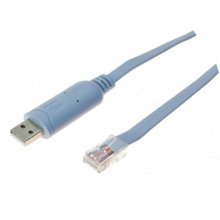 CABLE CONEXION CONSOLA CISCO USB TIPO A - RJ45 1.8