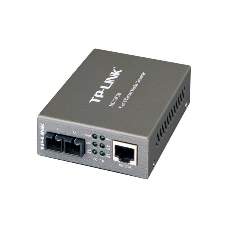 CONVERSOR DE MEDIO RJ45 10/100 - F.O. SC MM FX