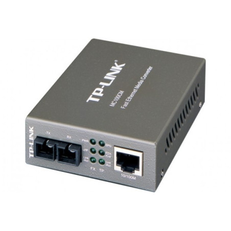 CONVERSOR DE MEDIO RJ45 10/100 - F.O. SC MM FX