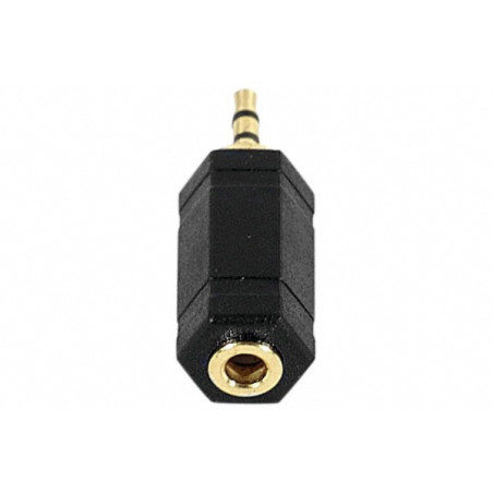ADAPTADOR AUDIO 1 X JACK 2.5 H - 1 X JACK 3.5 M ST
