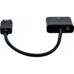 CONVER. DISPLAYPORT v1.2 (M) - VGA (H) ACT + AUDIO