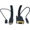 CABLE HDMI ( CPU)  - VGA (PANTALLA)  2m