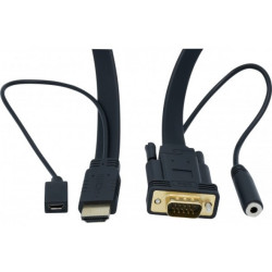 CABLE HDMI ( CPU)  - VGA (PANTALLA)  2m