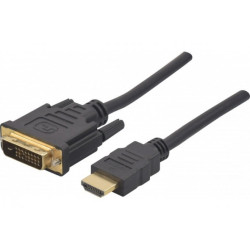 CABLE HDMI-A (19 CONT.) DVI-D  DE 15 Mts.