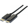 CABLE DISPLAYPORT  v1.2 (M) - HDMI (M) 4K@60Hz 2m