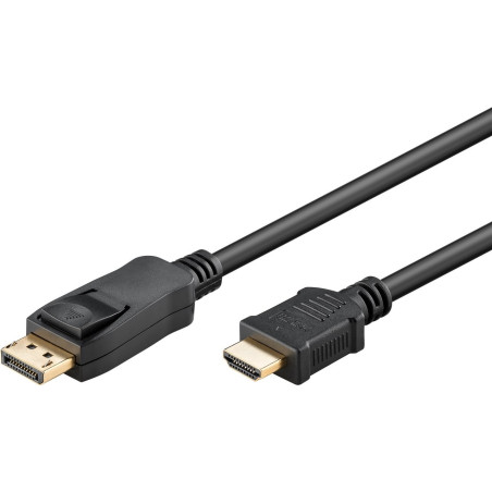 CABLE DISPLAYPORT  v1.2 (M) - HDMI (M) 4K@30Hz 2M
