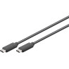 CABLE USB 3.1 USB-C (M) - (M) 1.8m
