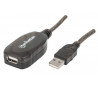 CABLE USB 2.0 AMPLIFICADOR  20M TIPO A(M)- A(H)