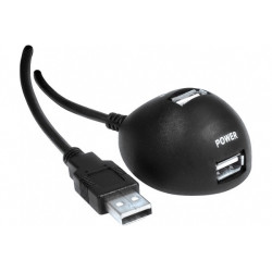 CABLE EXTENSION USB 2.0 A(M)-A(H) SOBREMESA 1.8Ms