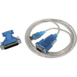 CONVERSOR USB 2.0 A SERIE 9 PINES CON CABLE