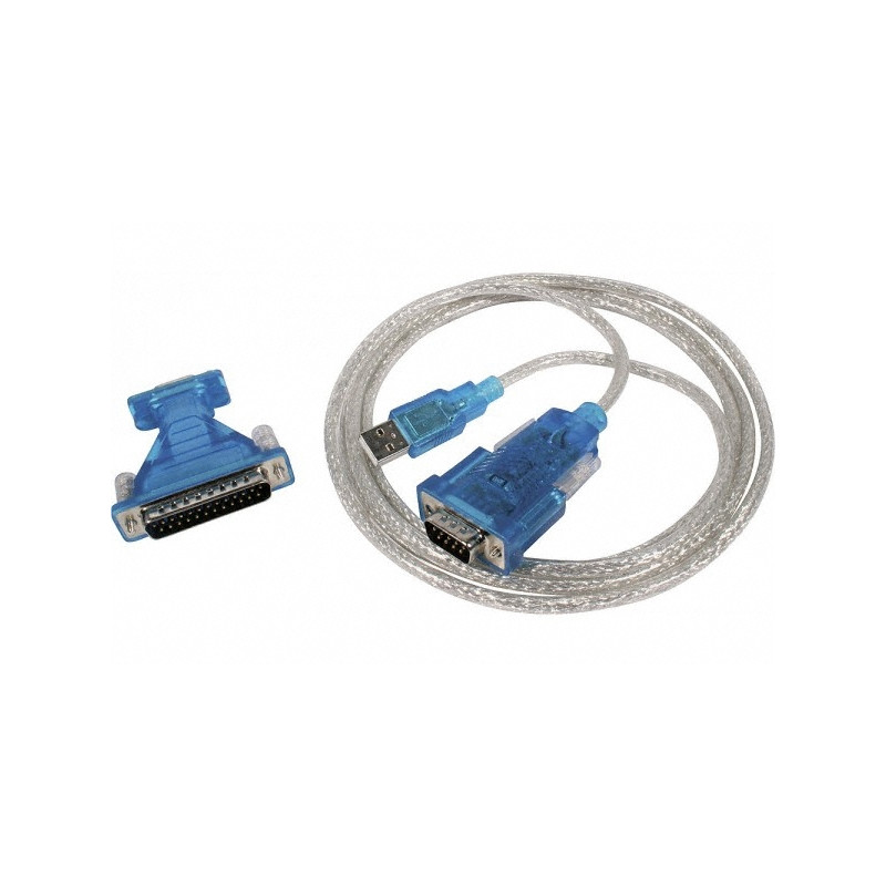 CONVERSOR USB 2.0 A SERIE 9 PINES CON CABLE