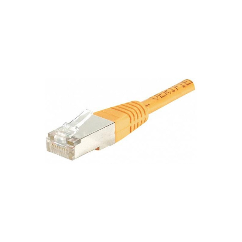 LATIGUILLO NARANJA FTP CAT6 FLEXIBLE 1Mts.