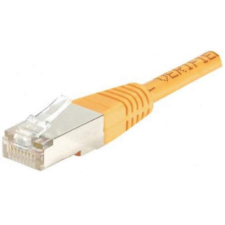 LATIGUILLO NARANJA FTP CAT6 FLEXIBLE 1Mts.