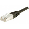LATIGUILLO NEGRO FTP CAT6 FLEXIBLE 0.50Mts.