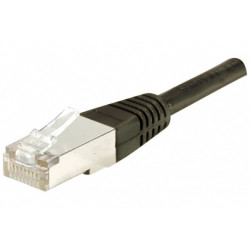 LATIGUILLO NEGRO FTP CAT6 FLEXIBLE 1Mts.
