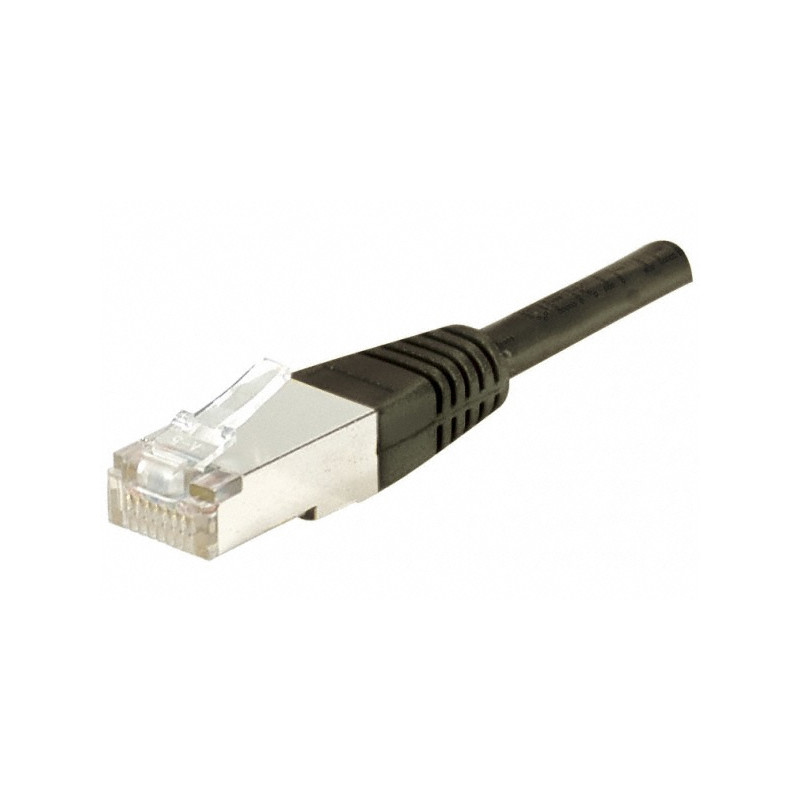 LATIGUILLO NEGRO FTP CAT6 FLEXIBLE 2Mts.