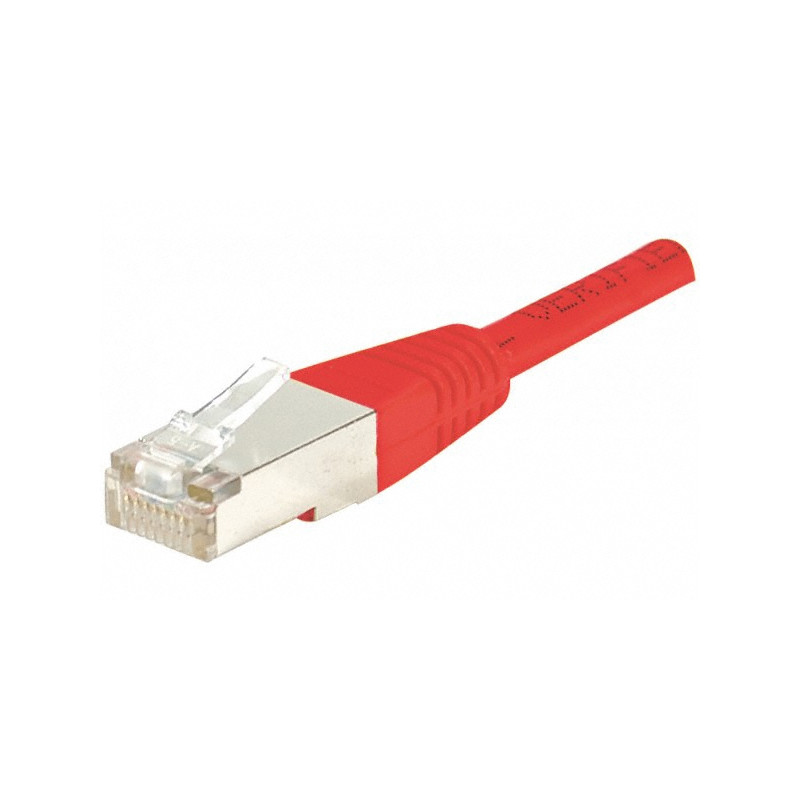 LATIGUILLO ROJO FTP CAT6 FLEXIBLE 10Mts.
