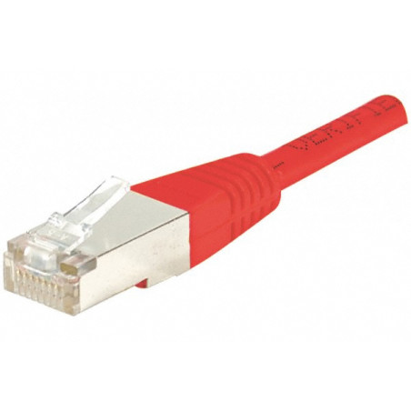 LATIGUILLO ROJO FTP CAT6 FLEXIBLE 10Mts.