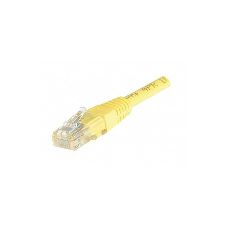 LATIGUILLO AMARILLO UTP CAT6 FLEXIBLE 1.5Mts.