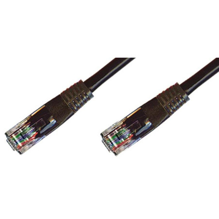 LATIGUILLO NEGRO UTP CAT6 FLEXIBLE 15Mts.