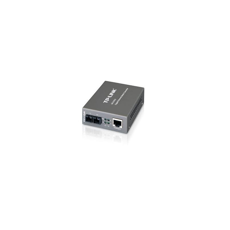 CONVERSOR DE MEDIO RJ45 1000TX - F.O. SC 15KM MONO