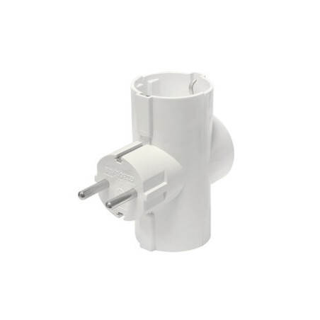 REGLETA / ADAPTADOR 3 TOMAS SCHUKO COMPACTO